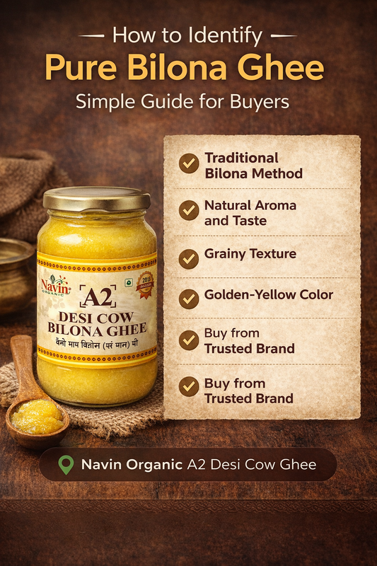 How to Identify Pure Bilona Ghee – Navin Organic A2 Desi Cow Ghee