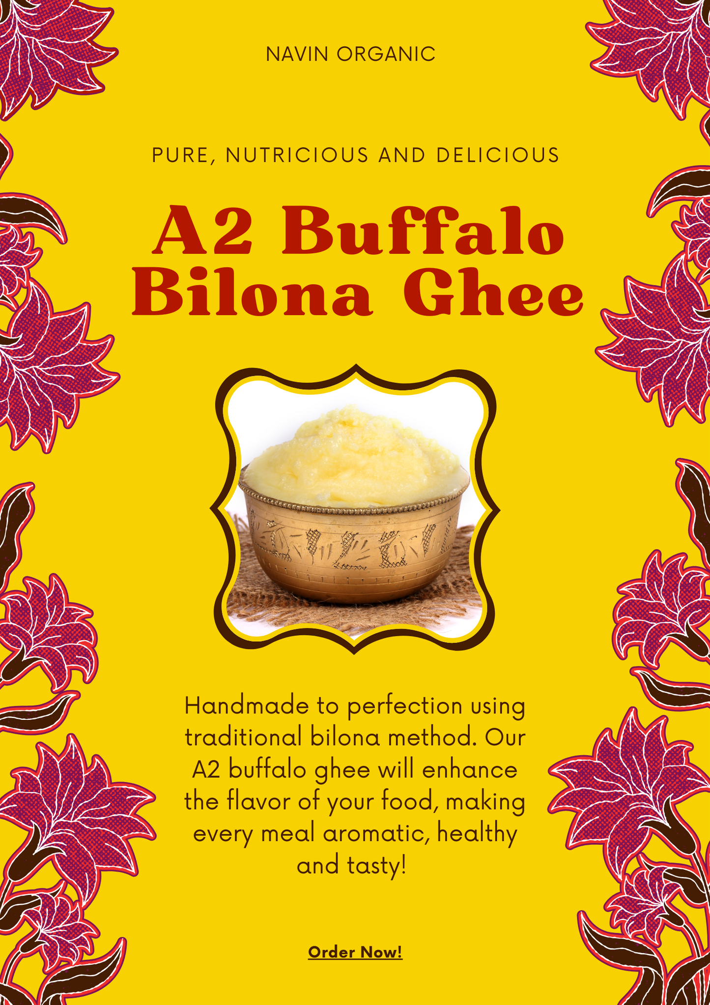 A2 Buffalo Bilona Ghee (250g)