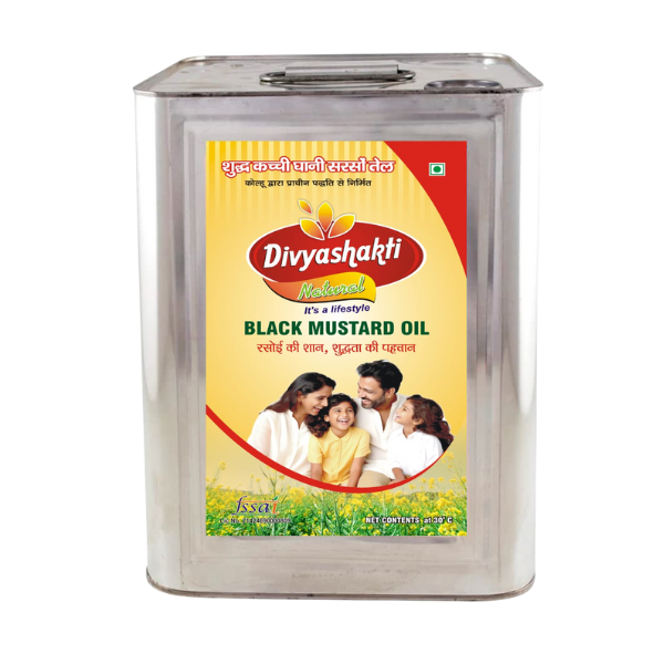 Cold Pressed Kachi Ghani Mustard Oil (15L)