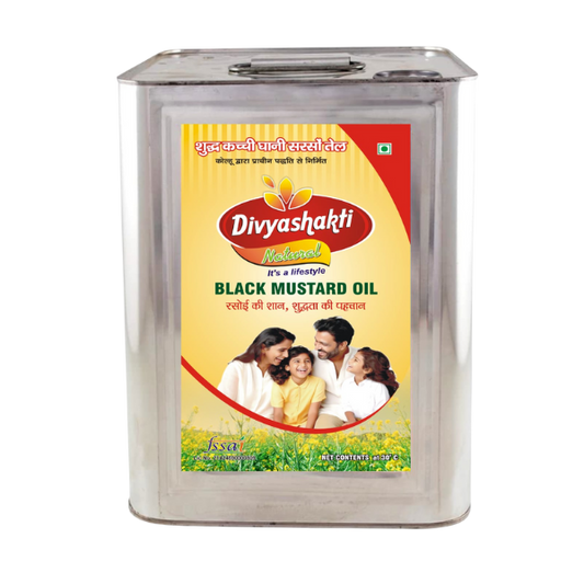 Cold Pressed Kachi Ghani Mustard Oil (15L)