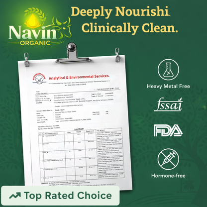 Buffalo Bilona Ghee 250g | Pure Desi Buffalo Ghee | Navin Organic