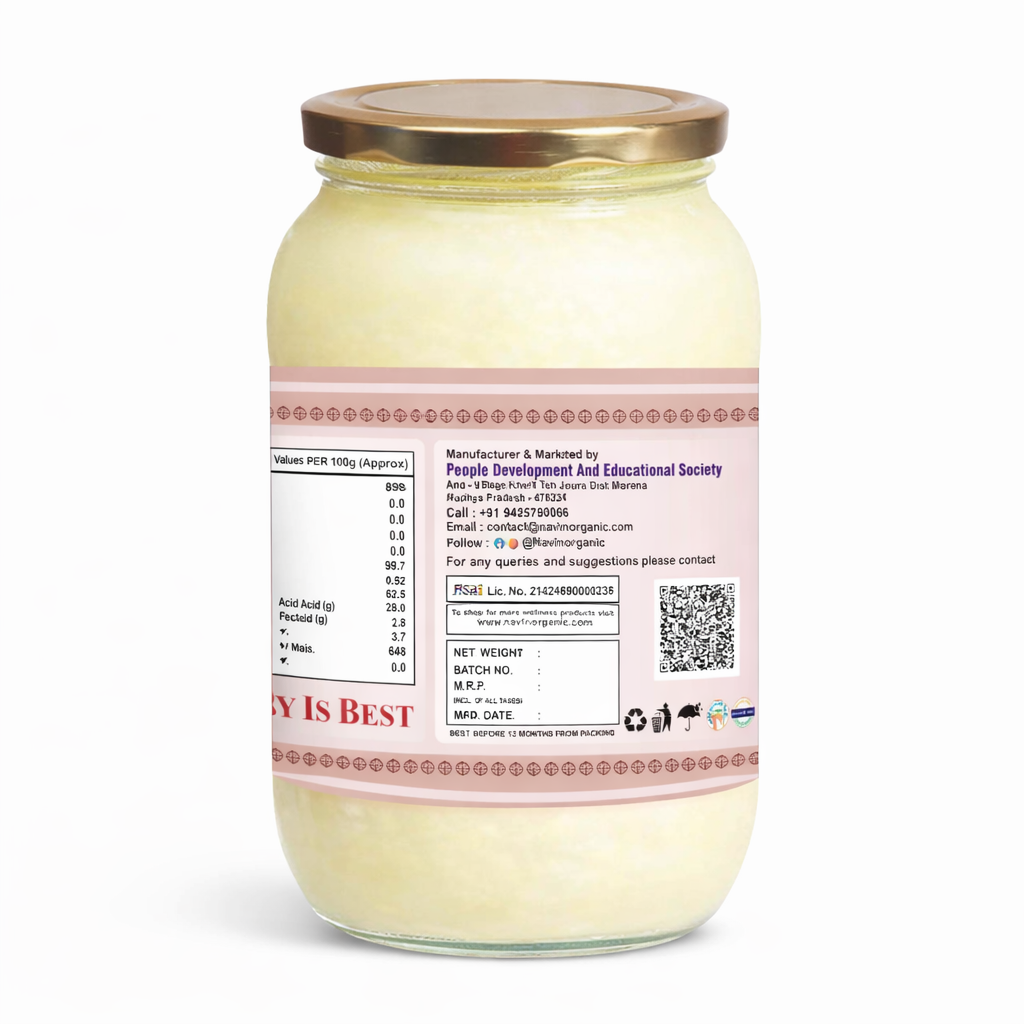 Buffalo Bilona Ghee 250g | Pure Desi Buffalo Ghee | Navin Organic