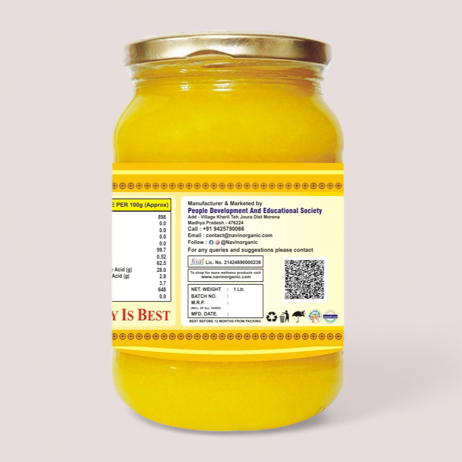 A2 Gir Cow's Bilona Ghee (1L)