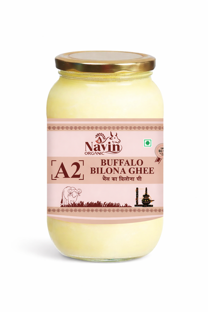 Buffalo Bilona Ghee 250g | Pure Desi Buffalo Ghee | Navin Organic